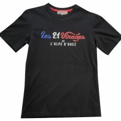 ALPE D'HUEZ T-shirt Enfant 21 Virages Noir