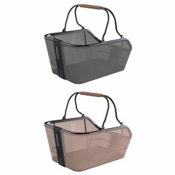 BASIL Panier Arrière Vélo Avec éclairage CENTO TECH Nordlicht MIK