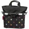 KLICKFIX Reisenthel Panier-sacoche Avant Bikebasket OVAL S Dots -Équipement Boutique klickfix reisenthel panier avant bikebasket oval s dots