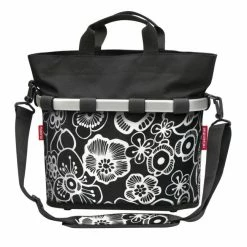 KLICKFIX Reisenthel Panier-sacoche Avant Bikebasket OVAL S Fleurs
