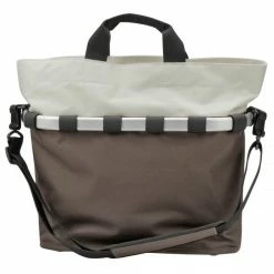 KLICKFIX Reisenthel Sacoche Latérale Bikebasket OVAL M Marron