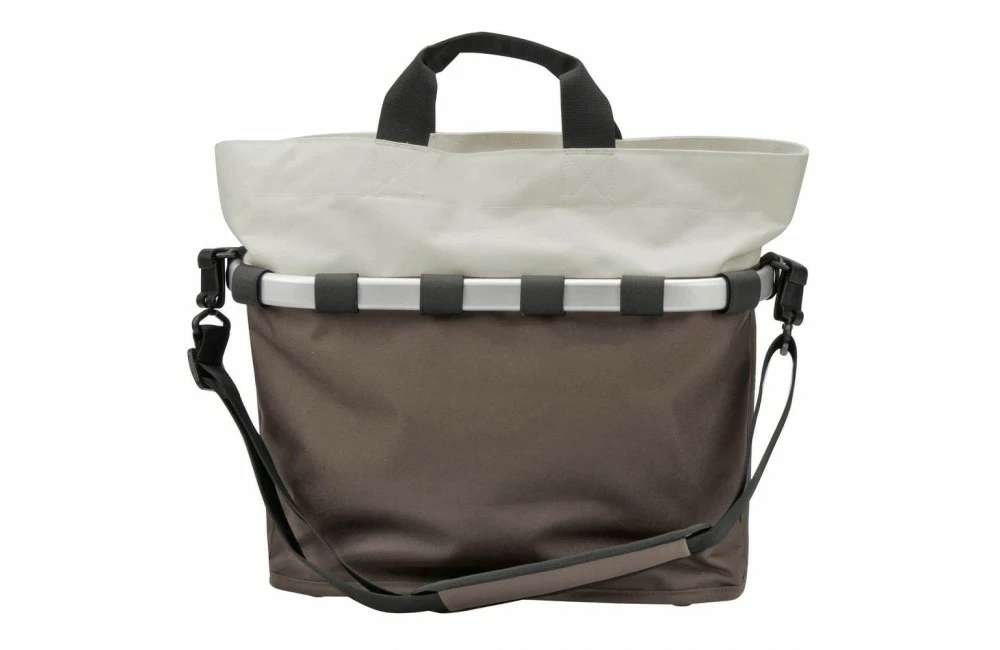 KLICKFIX Reisenthel Sacoche Latérale Bikebasket OVAL M Marron 3 KLICKFIX Reisenthel Sacoche Latérale Bikebasket OVAL M Marron