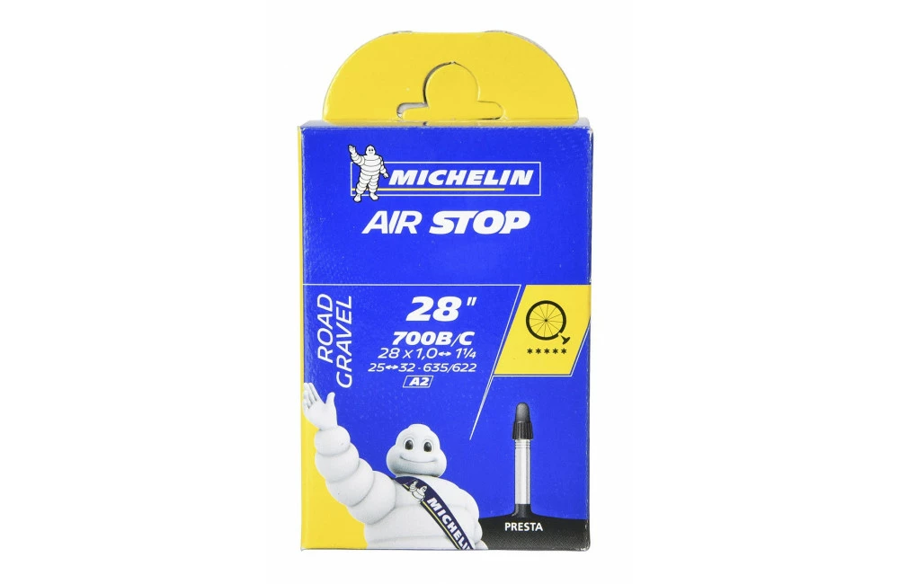 MICHELIN Chambre à Air A2 AIRSTOP BUTYL 700x25/32c - Presta 40 Mm 3 MICHELIN Chambre à Air A2 AIRSTOP BUTYL 700x25/32c - Presta 40 Mm