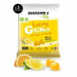 OVERSTIMS Bouchées énergétiques Vegan ENERGY GUMS BIO 3 Sachets