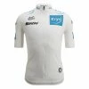 SANTINI Maillot Blanc Meilleur Jeune Tour De France 2022
