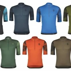 SCOTT Maillot Manches Courtes Homme Gravel 10 2023