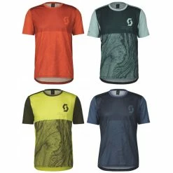 SCOTT Maillot Manches Courtes VTT Homme TRAIL VERTIC 2023