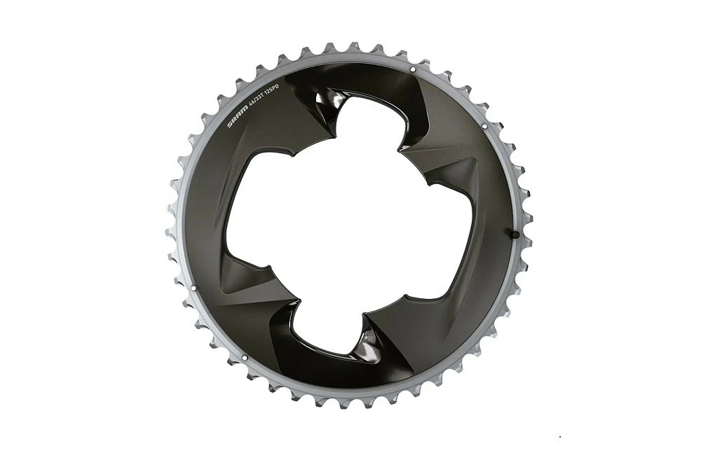 SRAM Plateau Extérieur 12V FORCE 2X AXS BCD107 46 Dents - Polar Gris 3 SRAM Plateau Extérieur 12V FORCE 2X AXS BCD107 46 Dents - Polar Gris